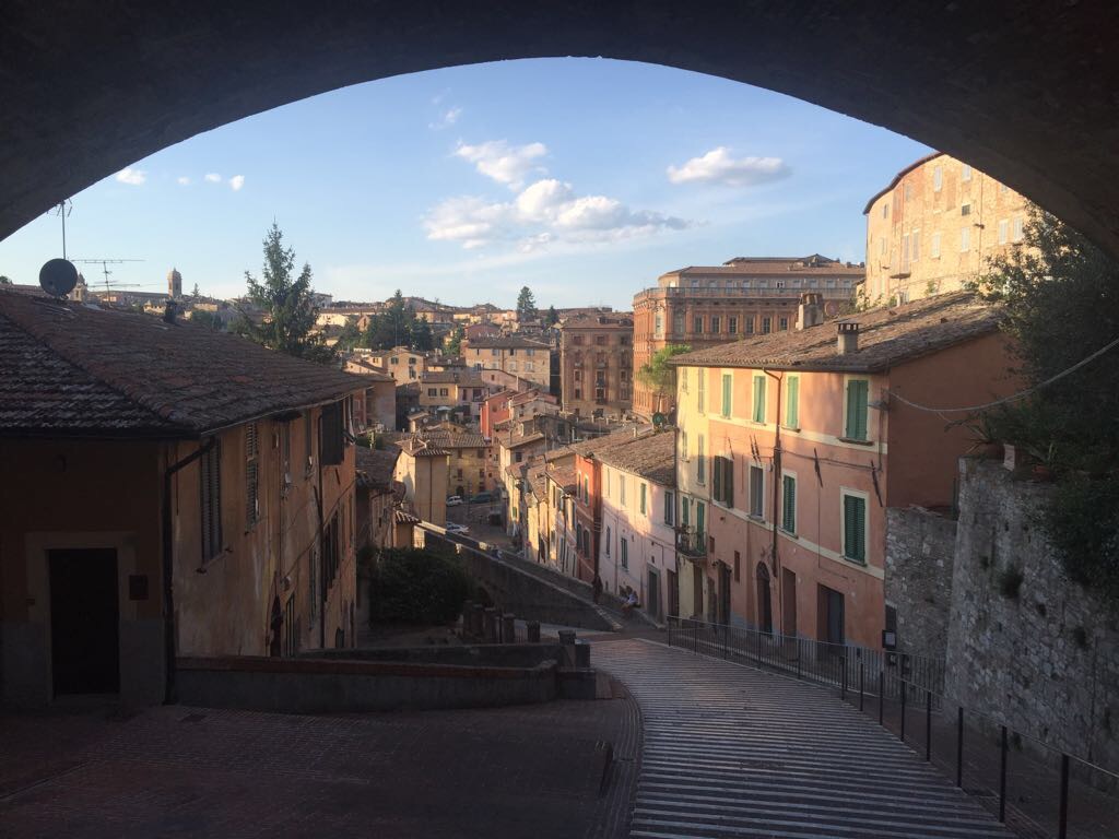 Perugia 2018 widok miasta Perugia 2018