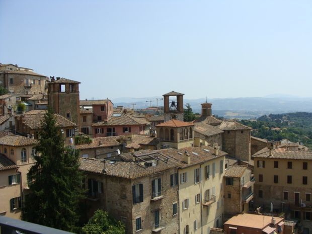 Perugia widok na miasto