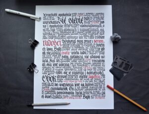 warsztaty kaligrafii w Littera Nova